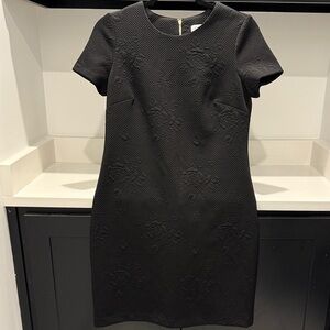 Calvin Klein Black Textured Mini Dress